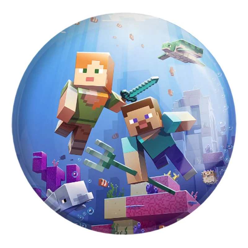 پیکسل خندالو طرح بازی ماینکرافت Minecraft کد 23255 مدل بزرگ