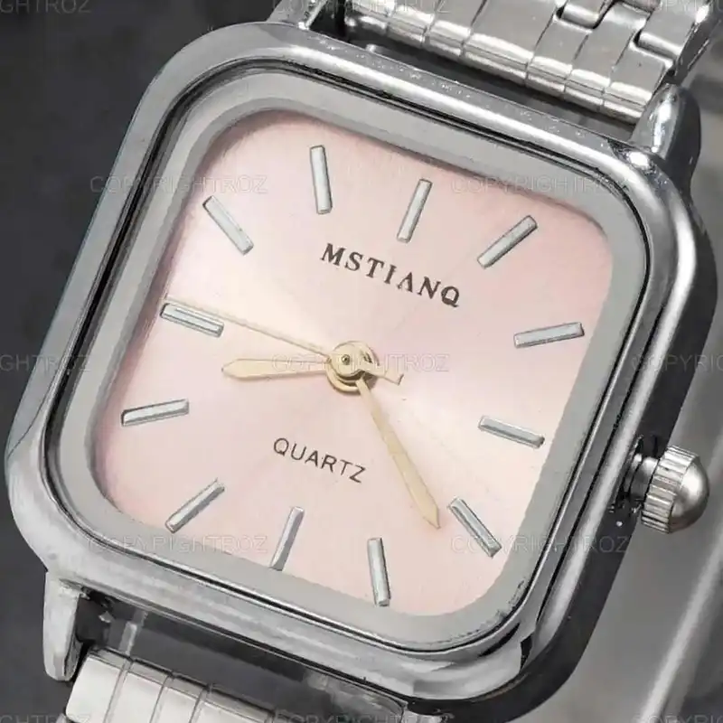 ساعت مچی عقربه ای زنانه مدل استیل کد 028