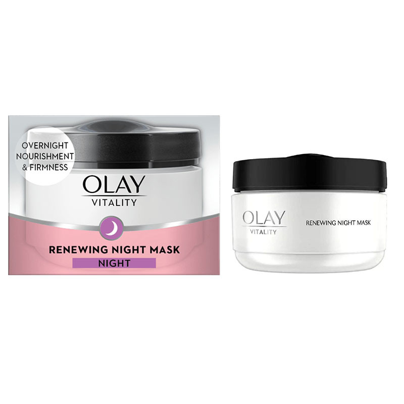 کرم ضد چروک اولای مدل Vitality Renewing Night Mask حجم 50 میلی لیتر کرم ضد چروک اولای مدل Vitality Renewing Night Mask حجم 50 میلی لیتر