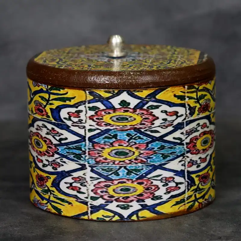 قندان چوبی طرح سنتی کد 1012