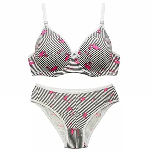 ست شورت و سوتین زنانه شارمین مدل فنردار کد 5466-2065