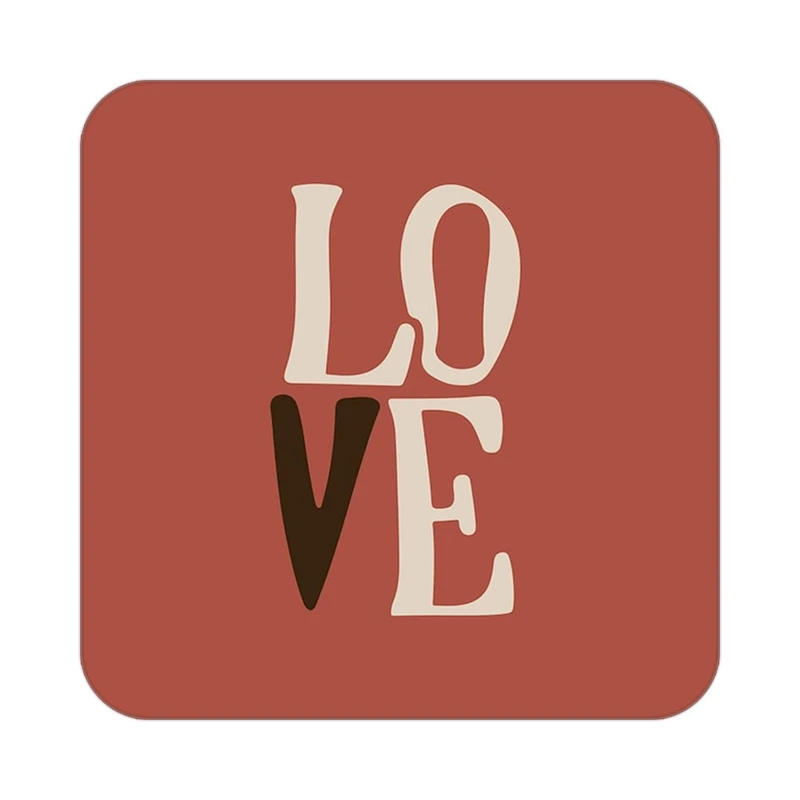 زیر لیوانی کاکتی طرح عاشقانه مدل mp37307