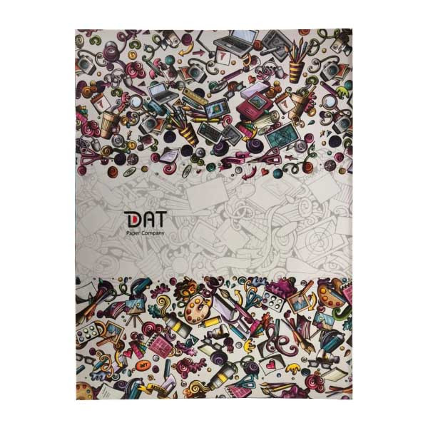 دفتر کلاسوری 200 برگ دات طرح هنری کد 5454