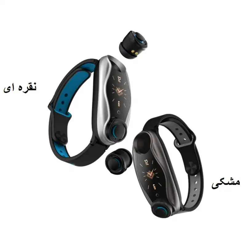 مچ بند هوشمند و هدست بلوتوثی مدل Wearbuds-T90