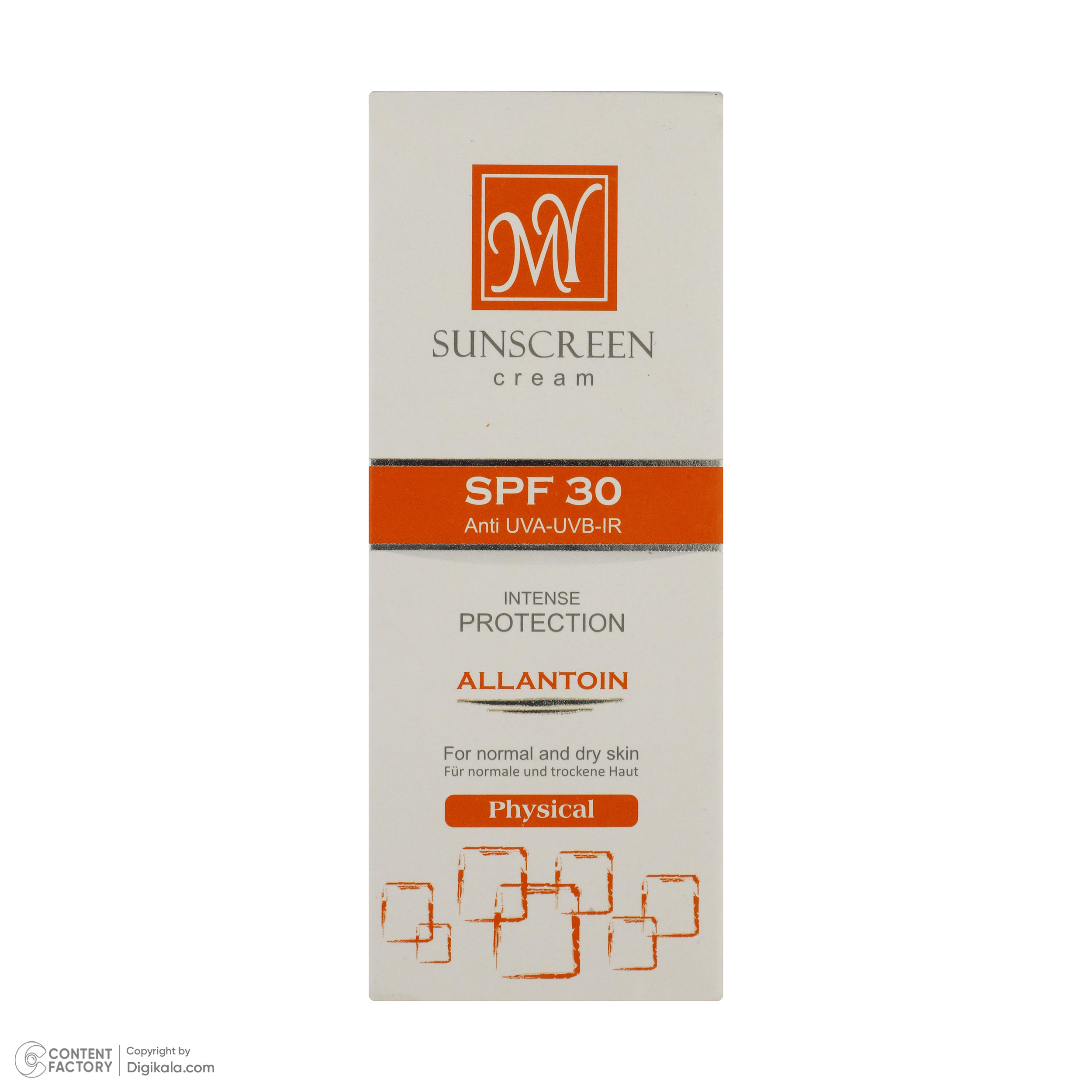 کرم ضد آفتاب رنگی مای مدل SPF30 مناسب پوست های نرمال و خشک حجم 50 میلی لیتر