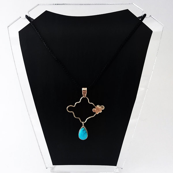 آویز گردنبند نقره زنانه کد 173at