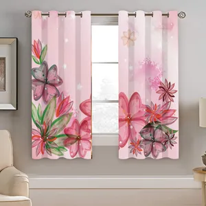 پرده نیروانا طرح گل مدل مخمل کد 8099 سایز 140×200 سانتی متر