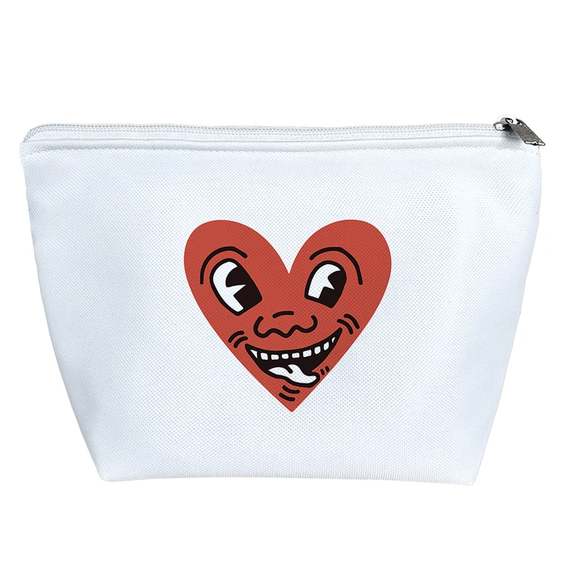 کیف لوازم آرایش دخترانه خندالو مدل قلب خندان کد 7046