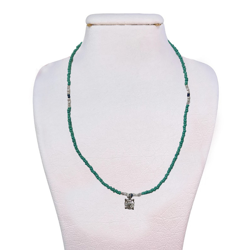 گردنبند دست ساز زنانه مدل نگین