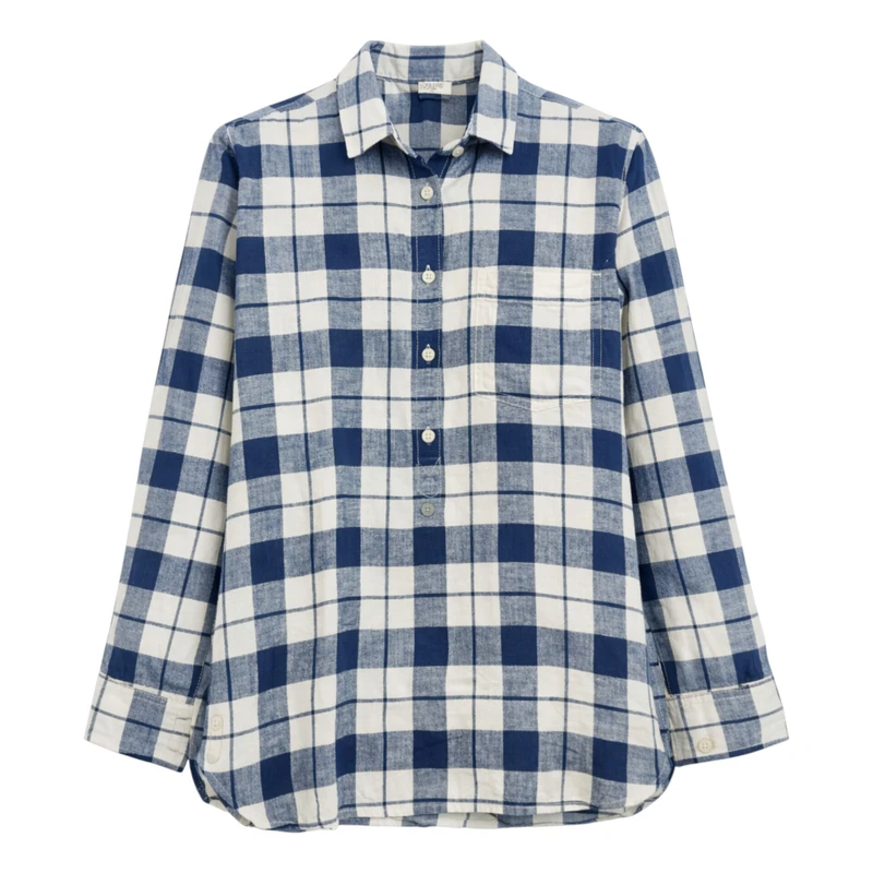 بلوز آستین بلند یقه برگردان زنانه مدل 2041