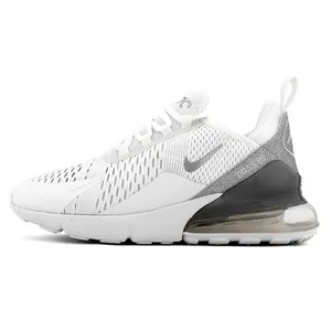 کفش مخصوص دویدن مدل نایک ایرمکس ۲۷۰ فلاینیت Nike Air Max 270 Flyknit رنگ نقره ای سفید