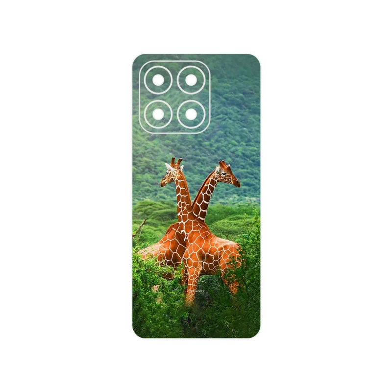 برچسب پوششی ماهوت مدل Giraffe مناسب برای گوشی موبایل آنر X8a