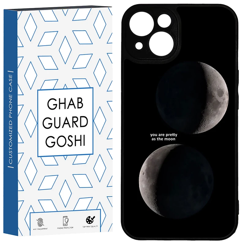 کاور قاب گارد گوشی طرح ماه کد TPU-078 مناسب برای گوشی موبایل اپل IPHONE 13 / 14