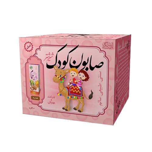 صابون کودک شیر شتر با روغن حمام -100 گرم