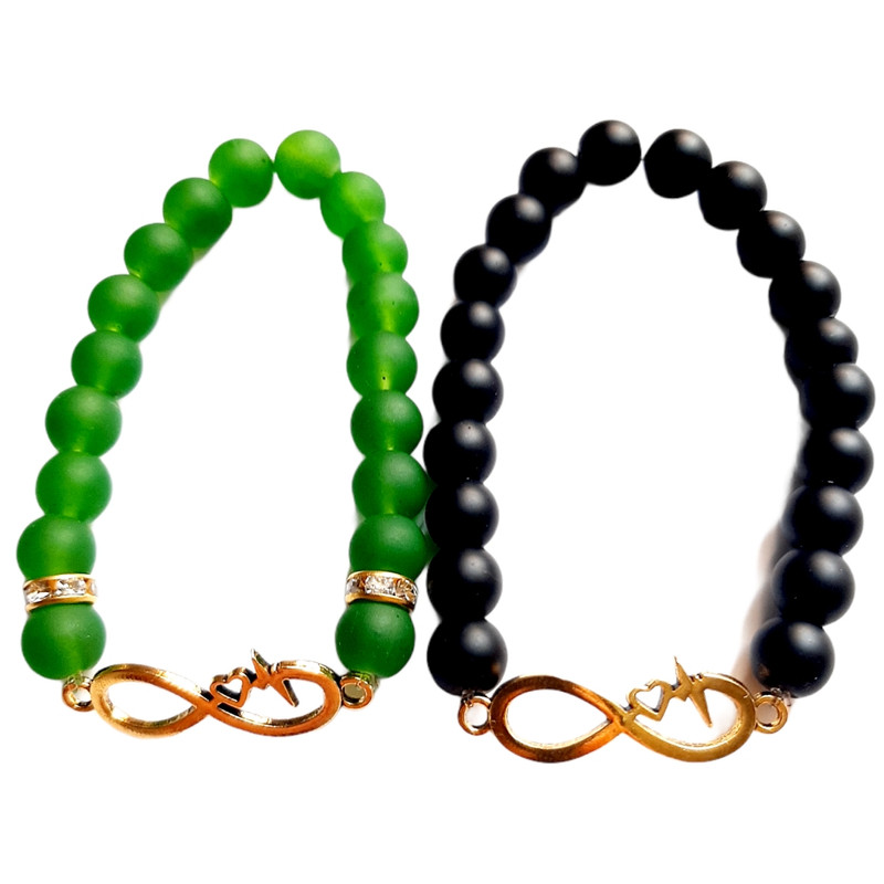 دستبند طرح بی نهایت کد AL_BKHRD مجموعه 2 عددی دستبند طرح بی نهایت کد AL_BKHRD مجموعه 2 عددی