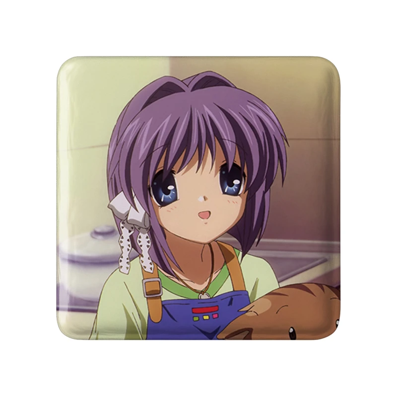 مگنت خندالو طرح کیو ریو انیمه کلاناد Clannad  مدل مربعی کد 22400