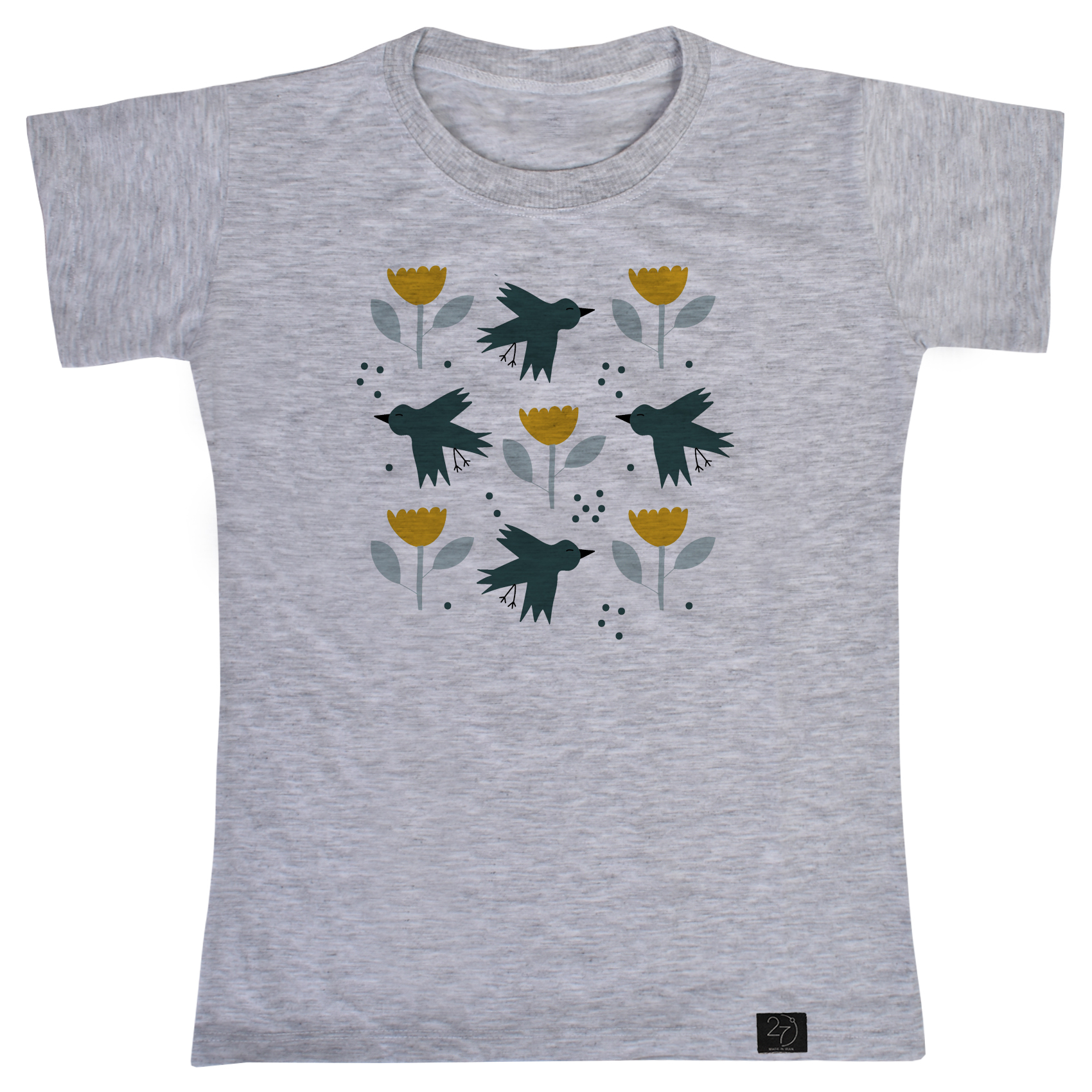 تی شرت آستین کوتاه دخترانه 27 مدل FLY کد Z23