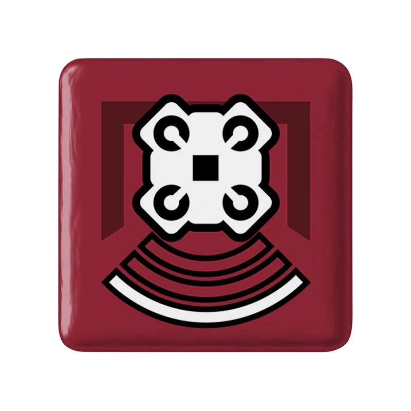 مگنت خندالو طرح  echo بازی رینبو سیکس سیج  مدل مربعی کد 30343