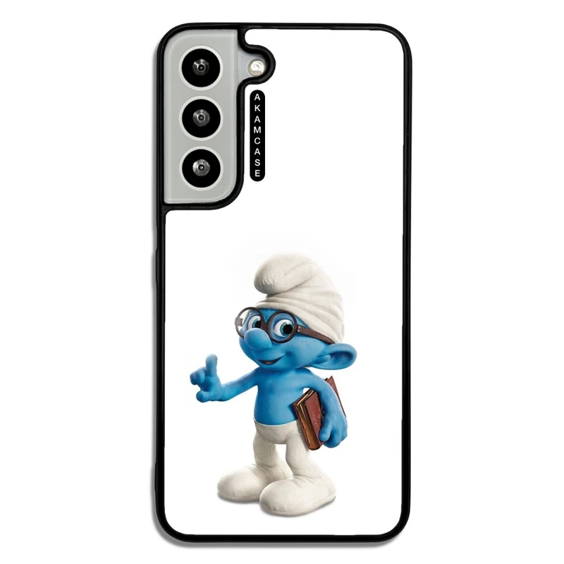کاور آکام مدل AMC-WSGS22-SMURFS-19 مناسب برای گوشی موبایل سامسونگ Galaxy S22