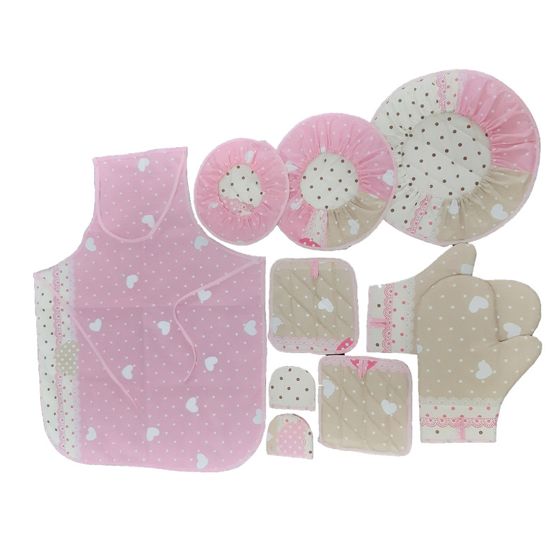 سرویس آشپزخانه 10 پارچه مدل قلب یخی