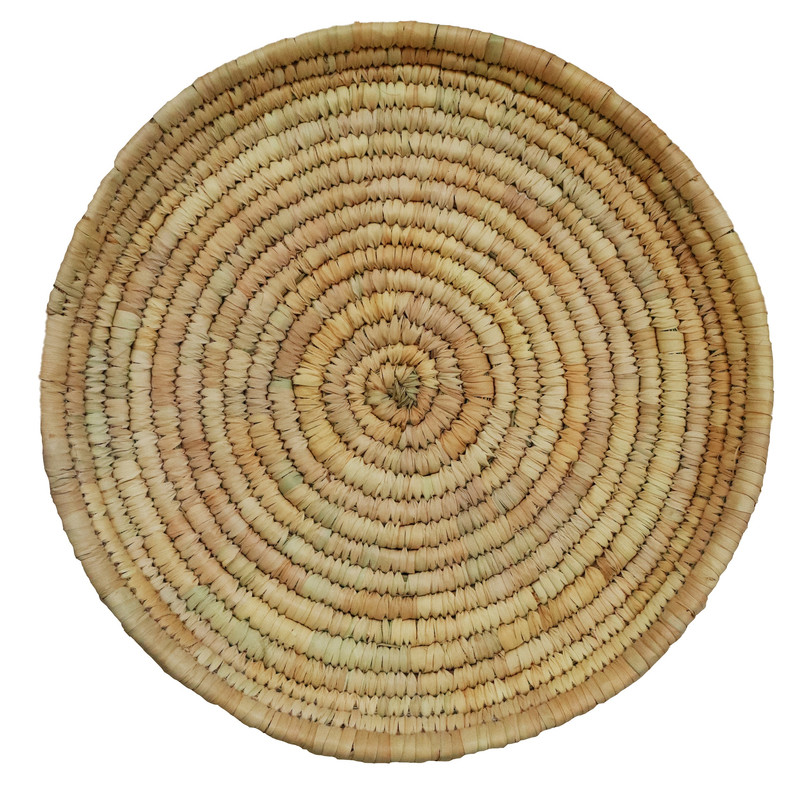 سینی حصیری مدل کپو طرح داز کد 40CM