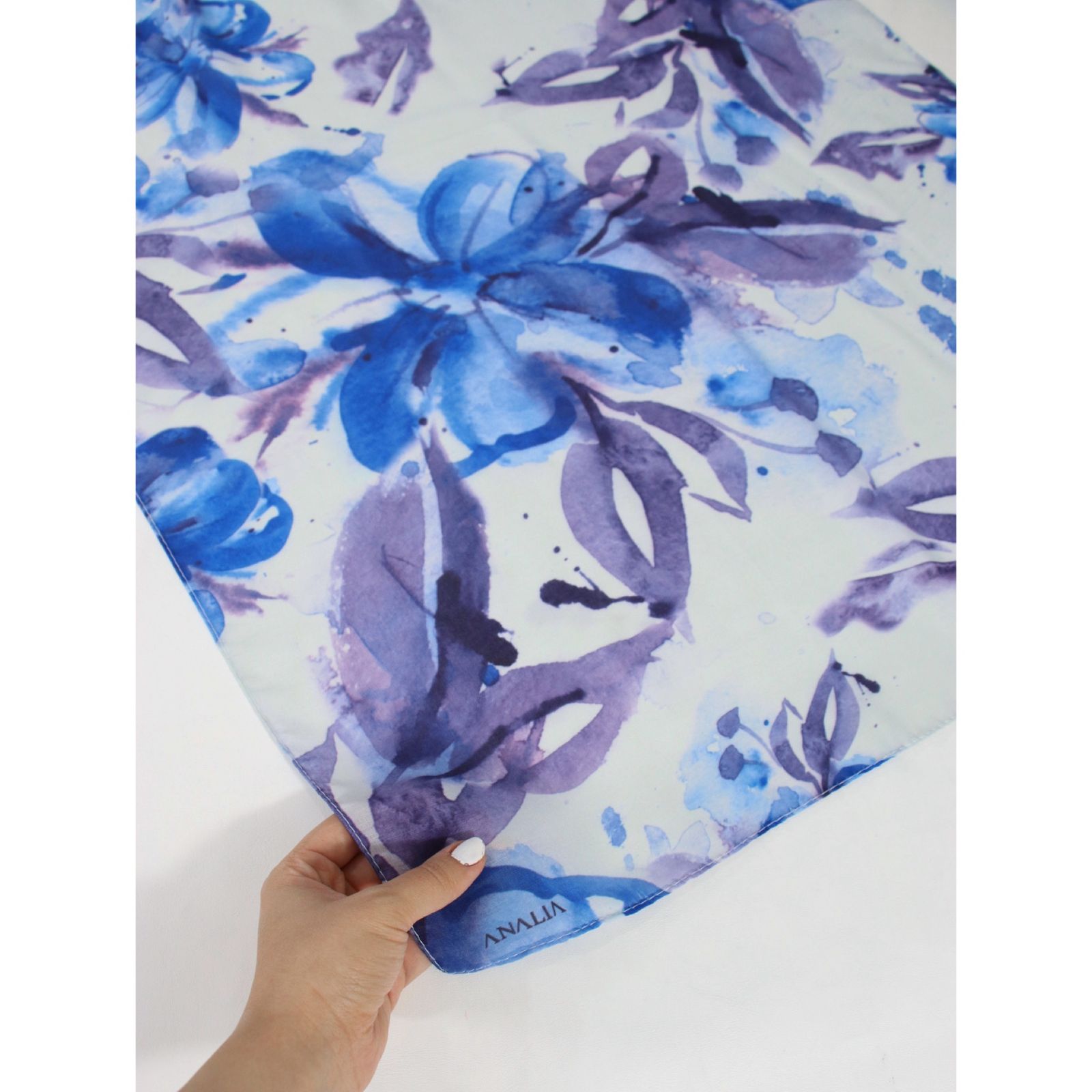 شال زنانه مدل نخی مزونی طرح بهار کد 2355 - - 38