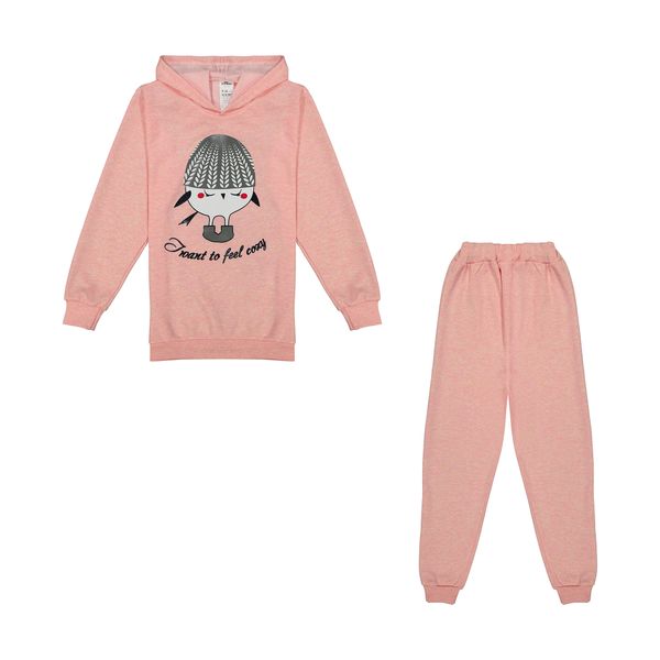 ست هودی و شلوار دخترانه کیکی رایکی مدل KBB06318-013 ست هودی و شلوار دخترانه کیکی رایکی مدل KBB06318-013