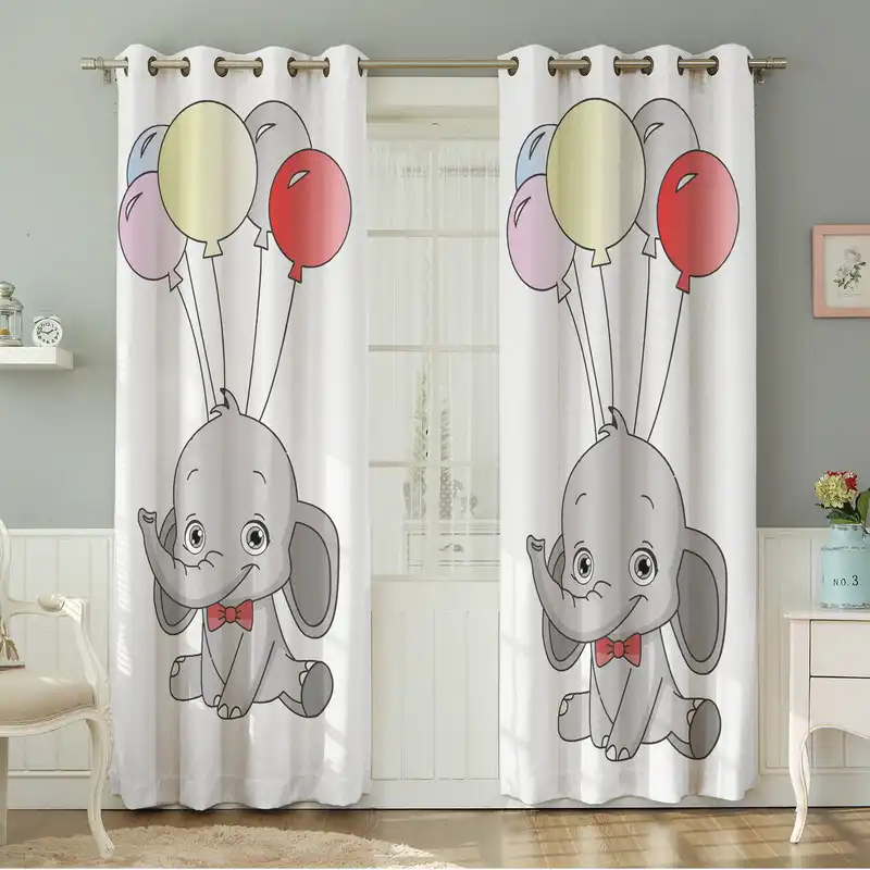 پرده نیروانا طرح کودک مدل مخمل کد 8537 سایز 140×280 سانتی متر