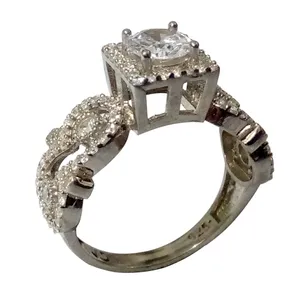 انگشتر نقره زنانه مدل pdby10004-10