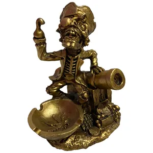 زیرسیگاری طرح اسکلت دزد دریایی کد MR-6979