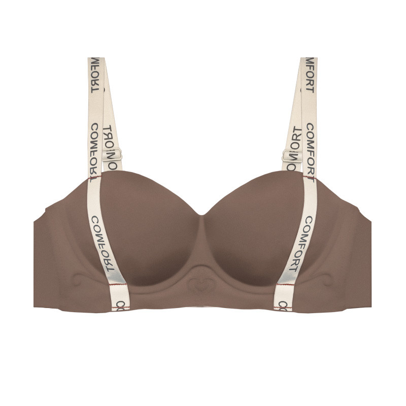 سوتین اسفنجی  زنانه مدل لیزری بدون فنر نیم جک کاپ A کد 3211