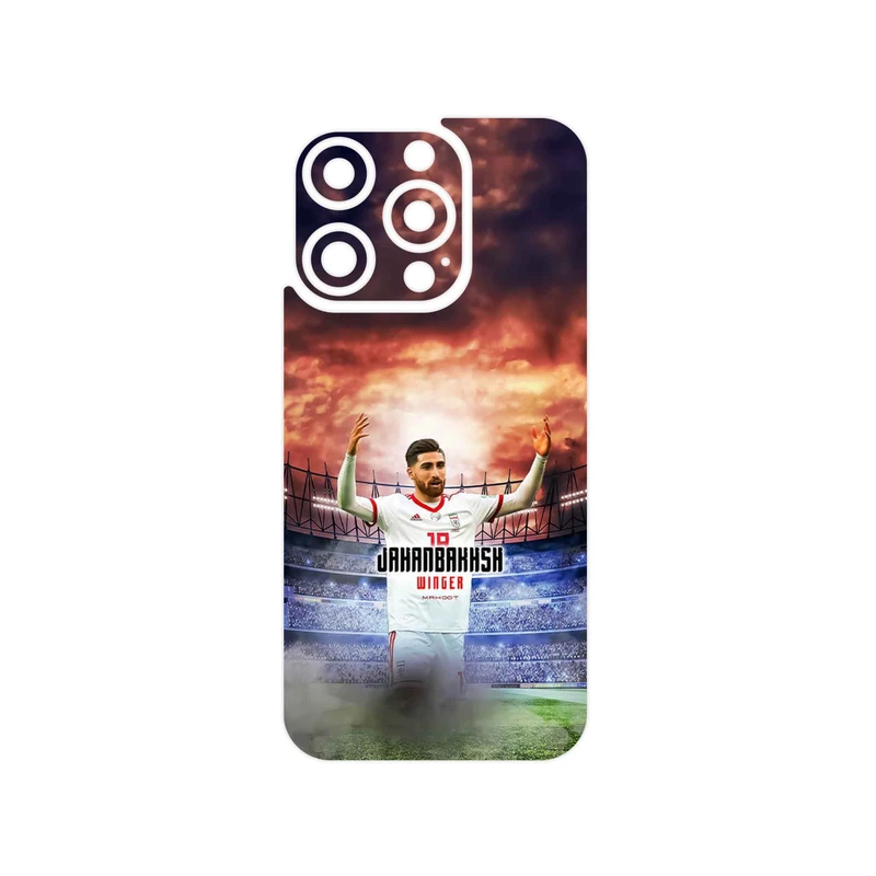 برچسب پوششی ماهوت مدل Alireza Jahanbakhsh مناسب برای گوشی موبایل اپل iPhone 15 Pro