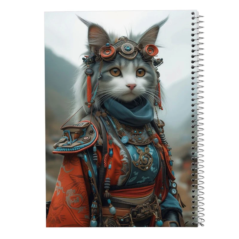 دفتر شطرنجی 50 برگ مدوپد طرح حیوانات فانتزی کد DF16468