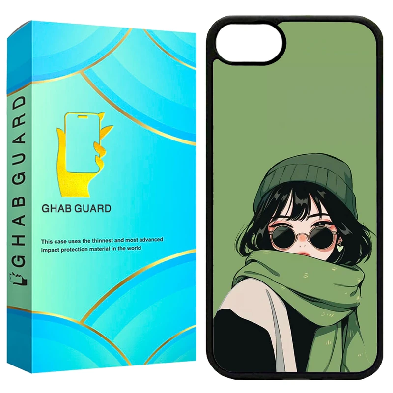 کاور قاب گارد طرح دختر مدل G16E مناسب برای گوشی موبایل اپل iPhone 16e