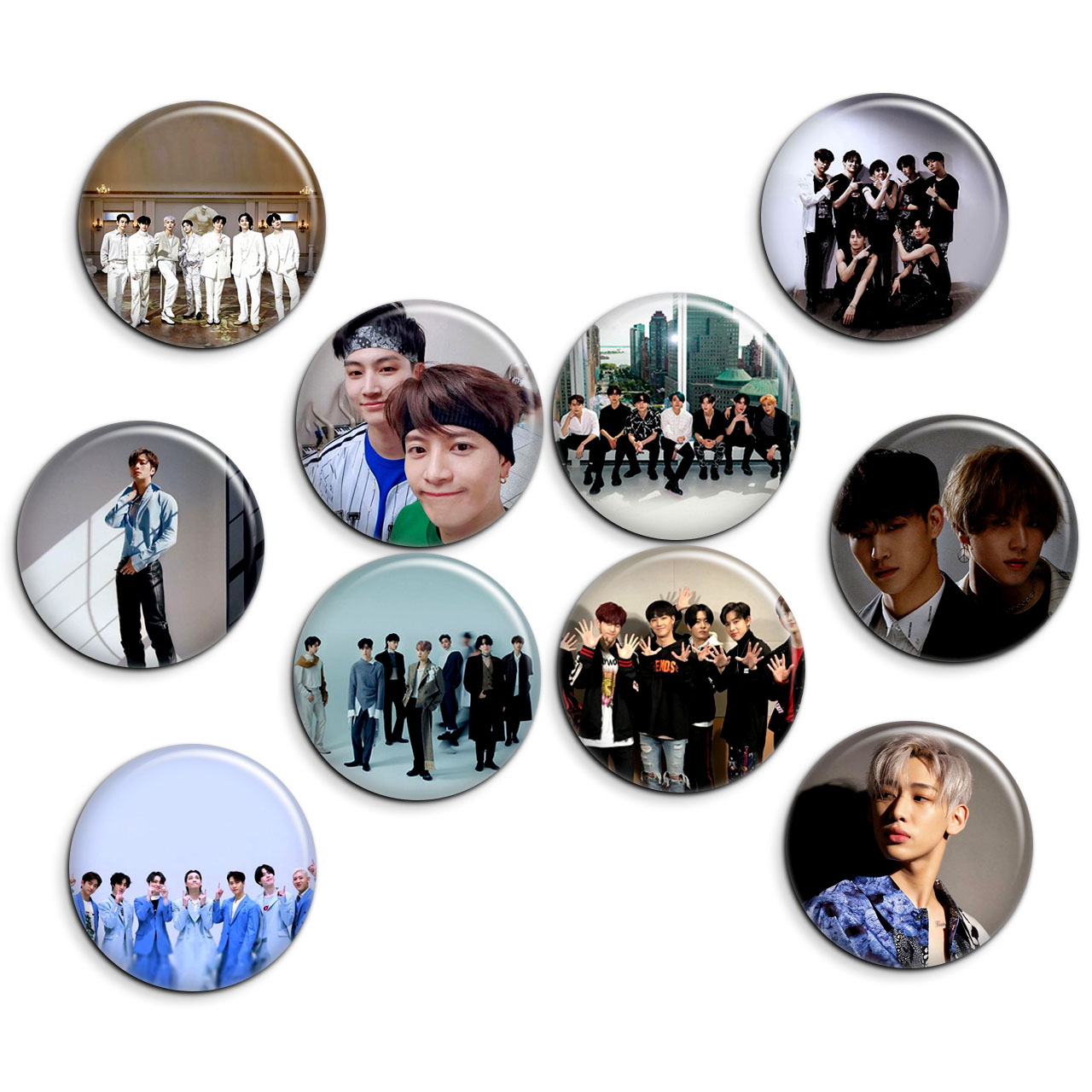 پیکسل پرمانه طرح GOT7 کد pmg.5507 مجموعه 10 عددی