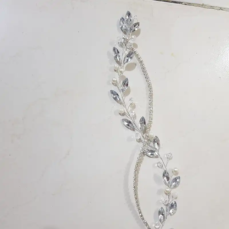 ریسه مو زنانه مدل نگین موج دار