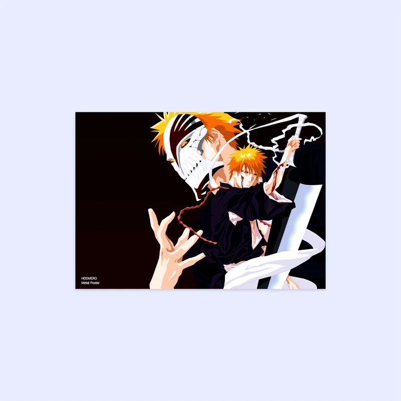 پوستر هومرو مدل فلزی طرح انیمه bleach کد PS1076