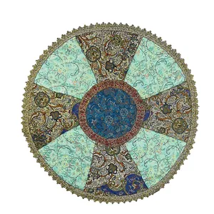 رومیزی ترمه مدل عقیق کد R12