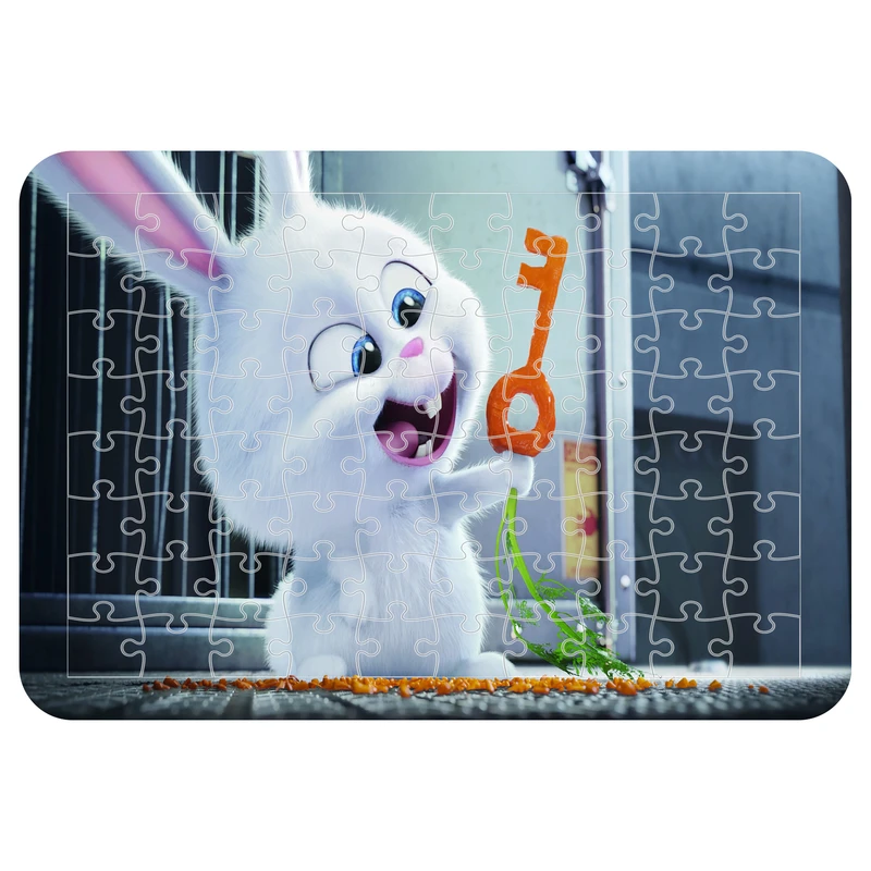 پازل 54 تکه اطلس آبی طرح کارتون زندگی مخفی حیوانات خانگی  مدل P1949