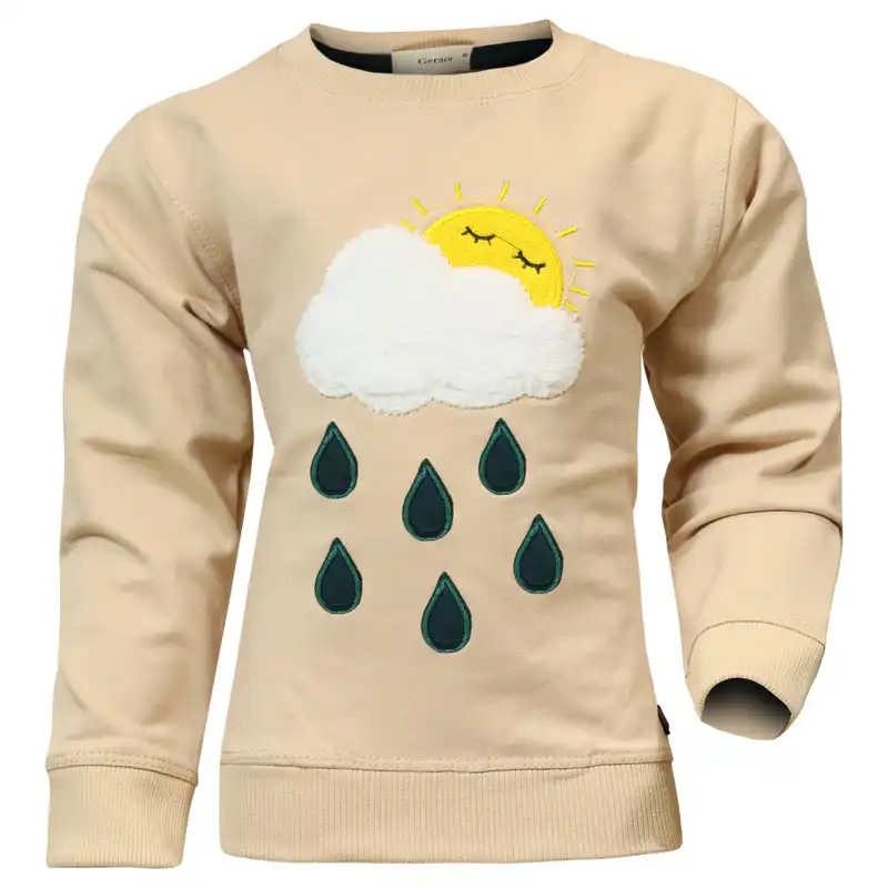 ست سویشرت و شلوار بچگانه مدل ابر رنگ سبز