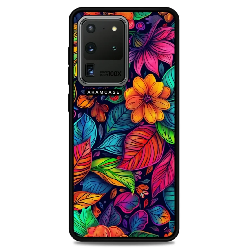 کاور آکام مدل AMC-WSGS20U-FLOWERS-36 مناسب برای گوشی موبایل سامسونگ Galaxy S20 Ultra