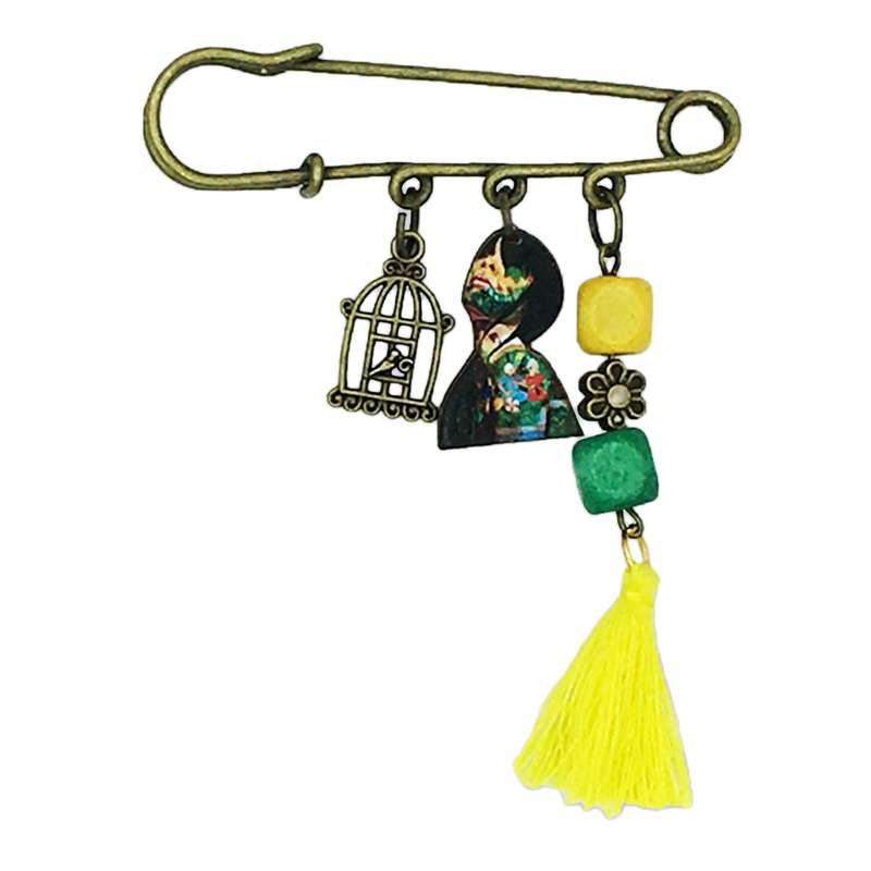 سنجاق سینه زنانه مدل مینیاتور کد sn009 