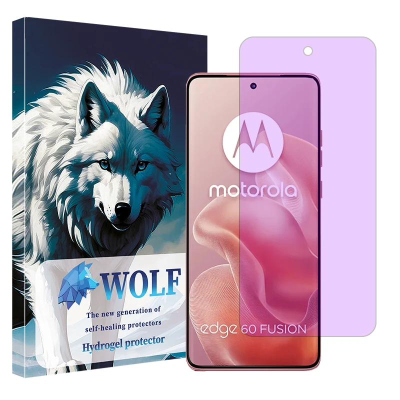 محافظ صفحه نمایش ولف مدل هیدروژلی مناسب برای گوشی موبایل موتورولا Edge 60 Fusion