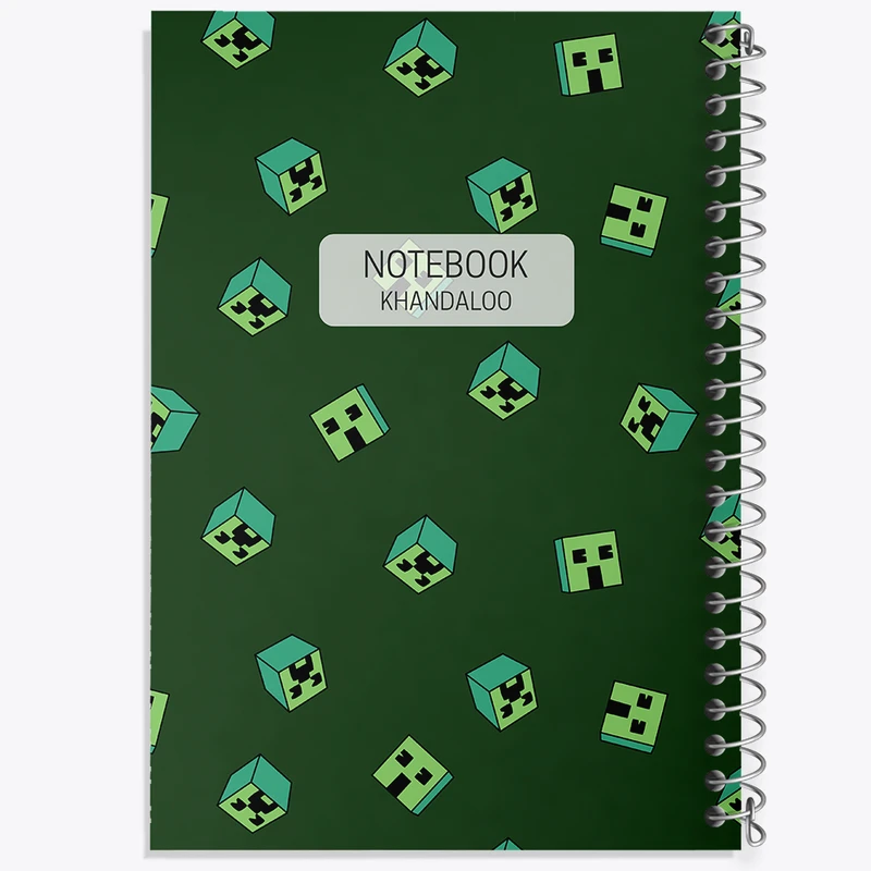 دفتر مشق 50 برگ خندالو طرح ماینکرافت (Minecraft) کد N605