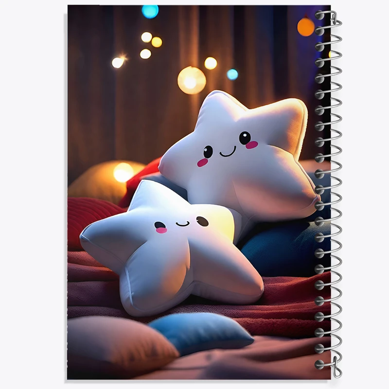 دفتر مشق 100 برگ خندالو طرح ستاره های کیوت کد F7560