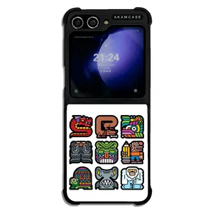 AKAM AMC-WSGZFLIP5-MODERN CULTURE-11 Cover For Samsung Galaxy Z Flip 5