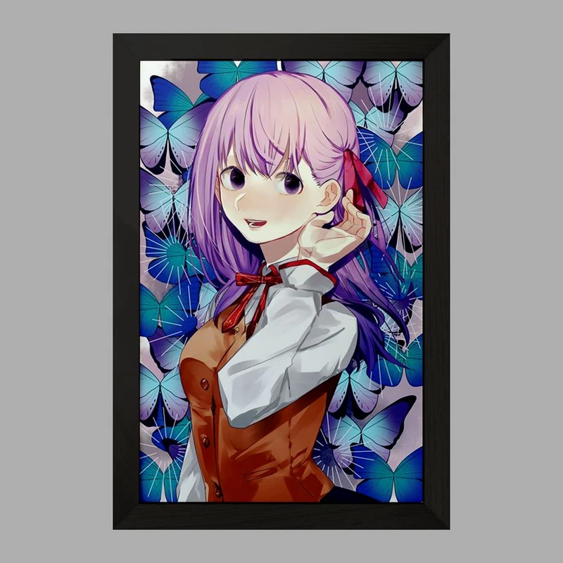 تابلو خندالو مدل ساکورا انیمه فیت استی نایت Fate Stay Night  کد 22752
