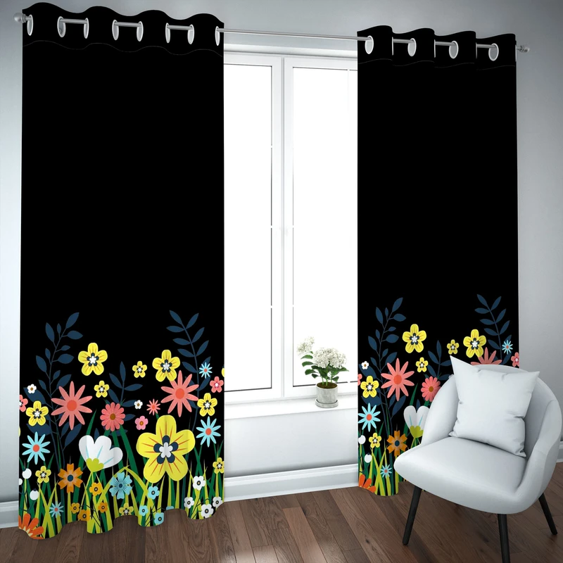 پرده مدل چاپی هازان سایز 300×150 سانتی متر 