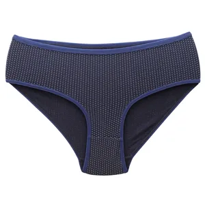 شورت زنانه مدل نخی دورو خال خالی رنگ سرمه ای