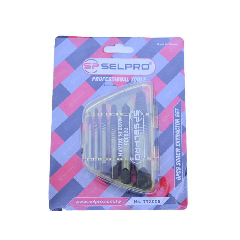 مته قلاویز  چپ گرد سلپرو  مدل 773006 مجموعه 6 عددی